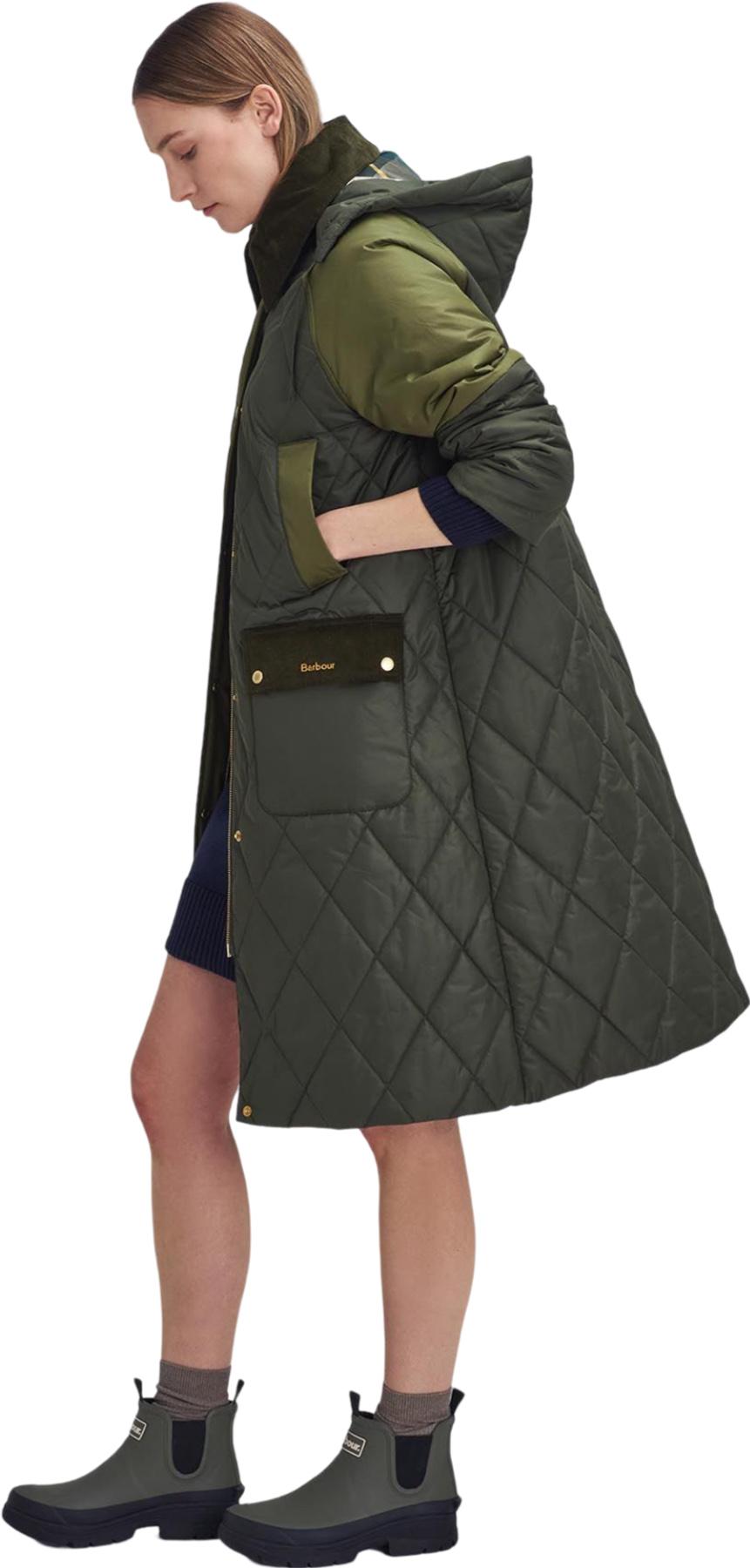 Product gallery image number 7 for product Cookston Longline Quilted Jacket - Women's