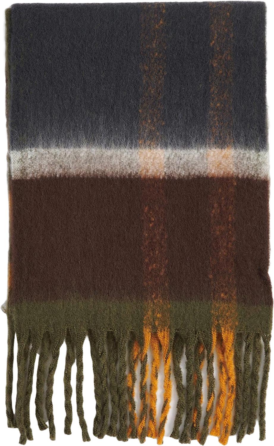 Product gallery image number 2 for product Isla Tartan Boucle Scarf