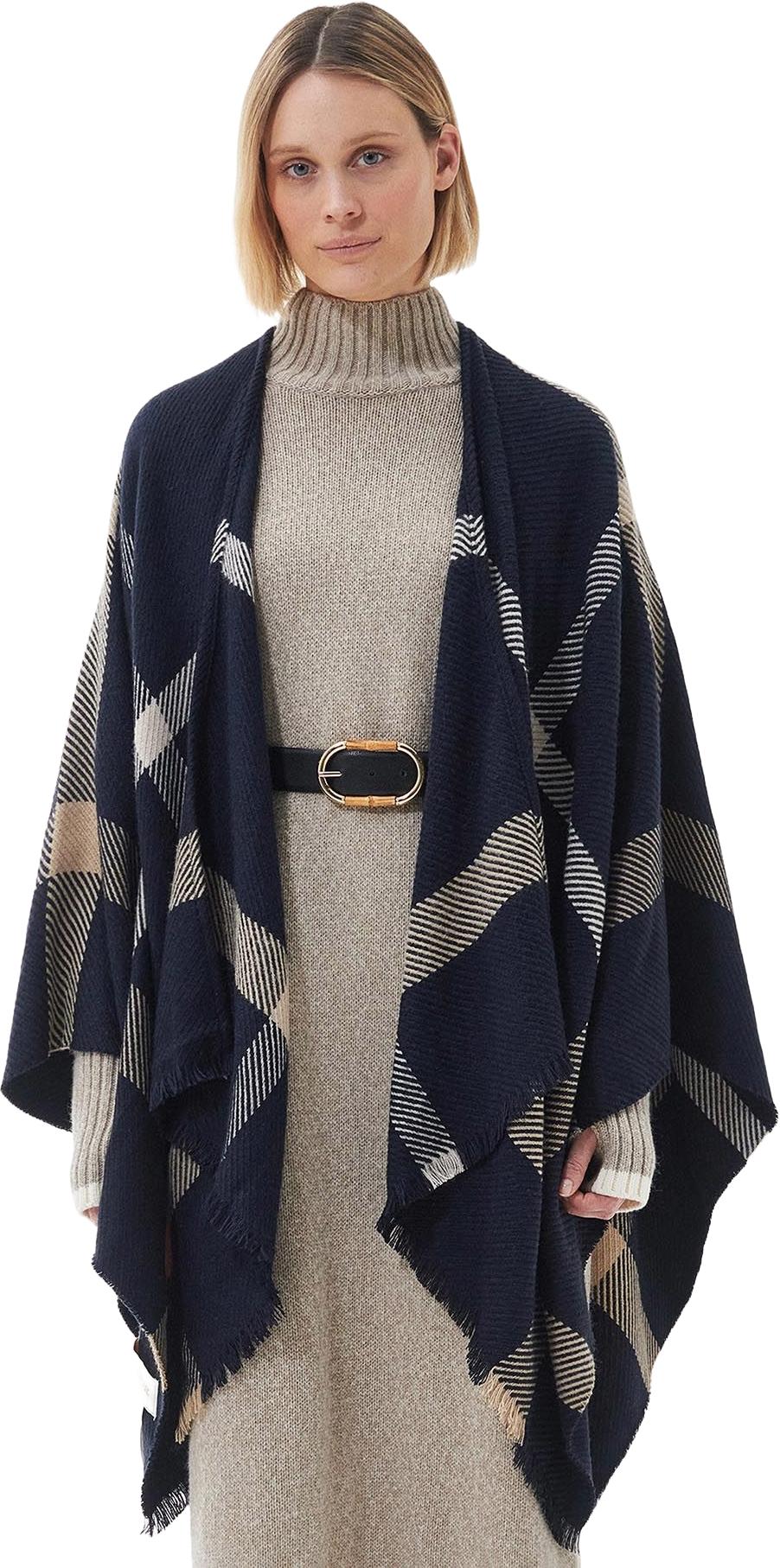 Product gallery image number 4 for product Blair Windowpane Serape 