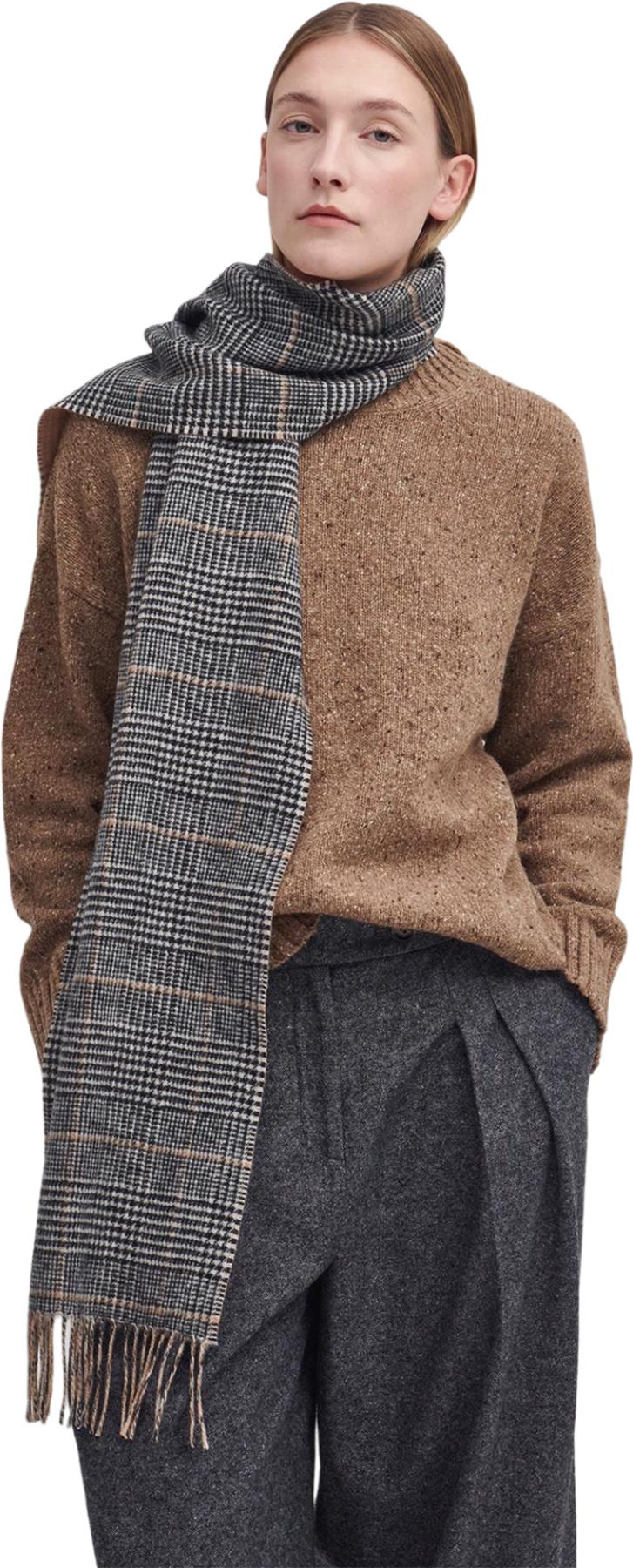 Product gallery image number 2 for product Noelle Reversible Check Scarf - Women's