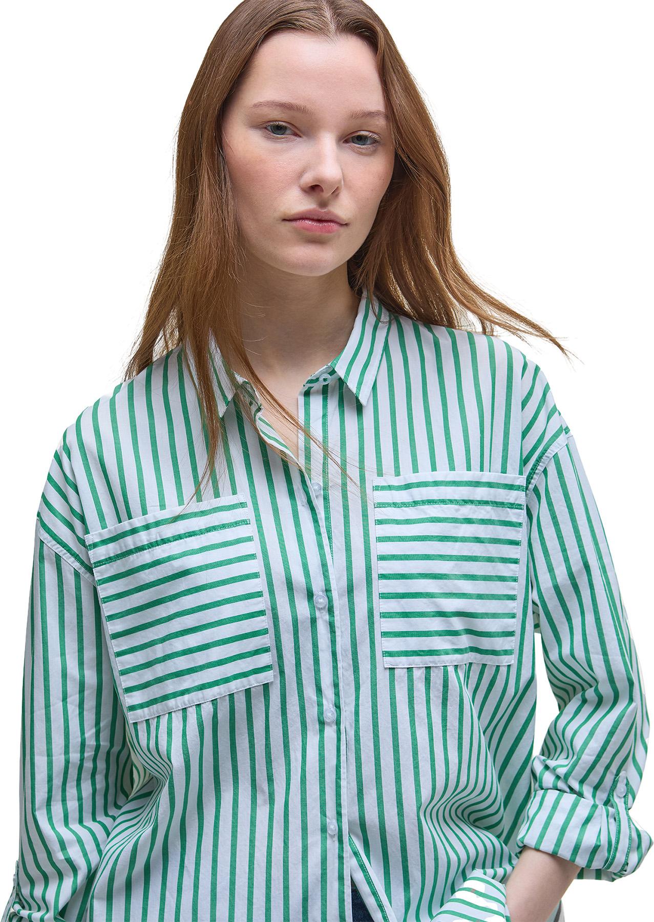 Numéro de l'image de la galerie de produits 5 pour le produit Chemise décontractée à manches longues à rayures Nicola - Femme