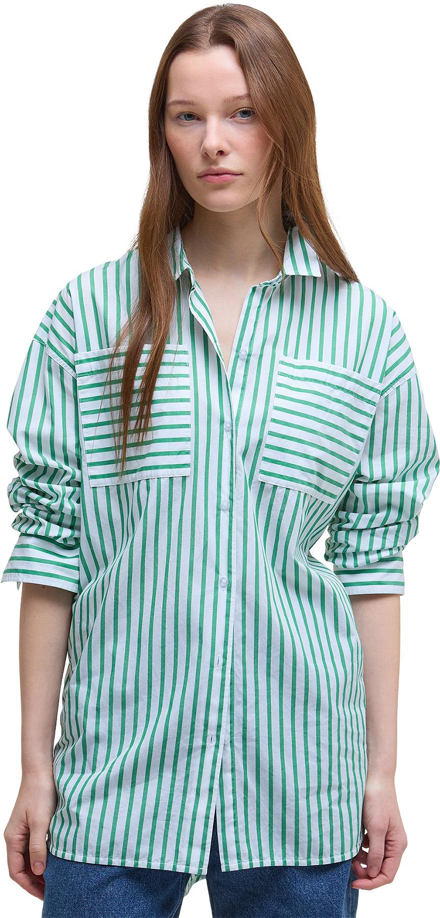 Numéro de l'image de la galerie de produits 4 pour le produit Chemise décontractée à manches longues à rayures Nicola - Femme
