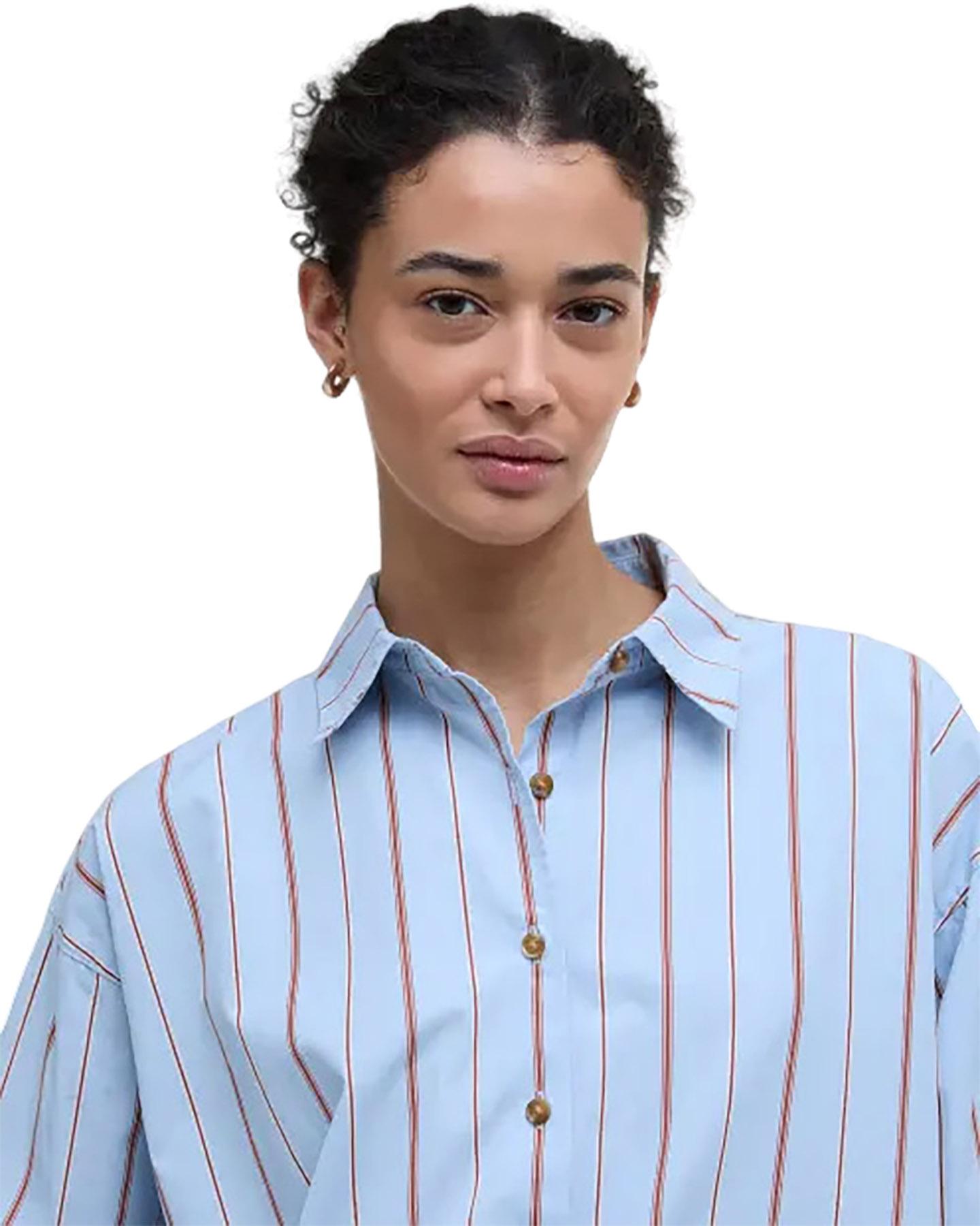 Product gallery image number 3 for product Saffron Striped Relaxed Shirt - Women's