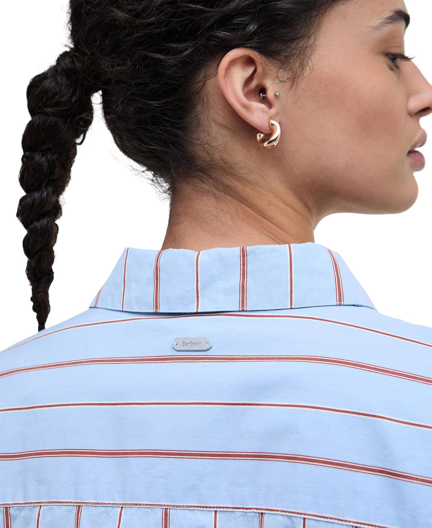 Product gallery image number 6 for product Saffron Striped Relaxed Shirt - Women's