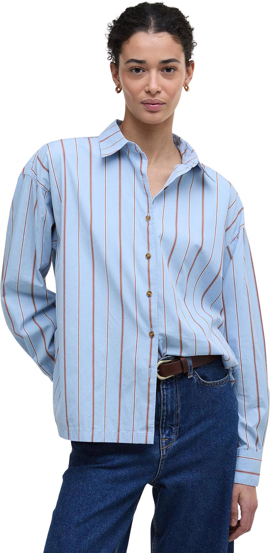 Product gallery image number 7 for product Saffron Striped Relaxed Shirt - Women's