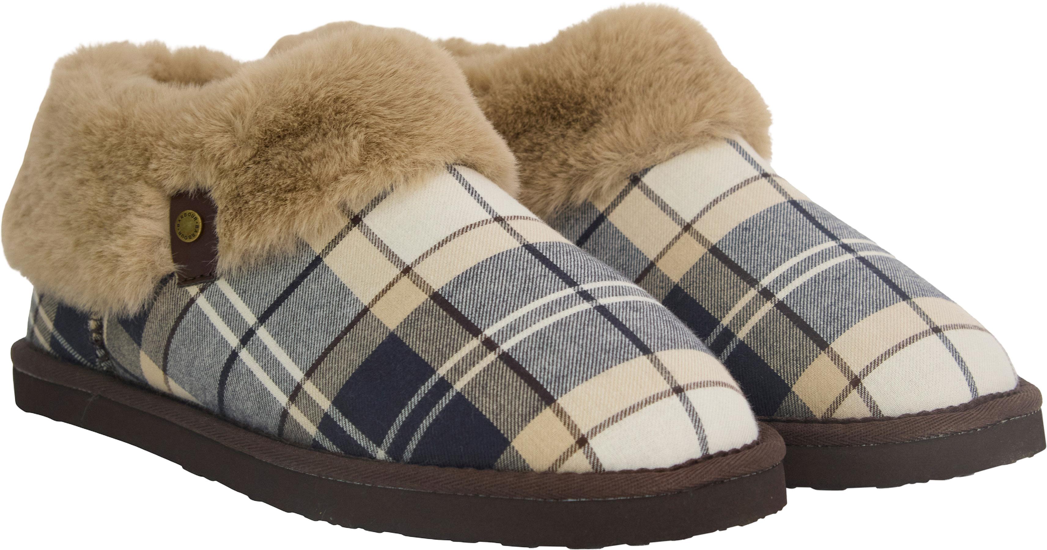 Image de produit pour Pantoufles montantes en tartan Eloise - Femme