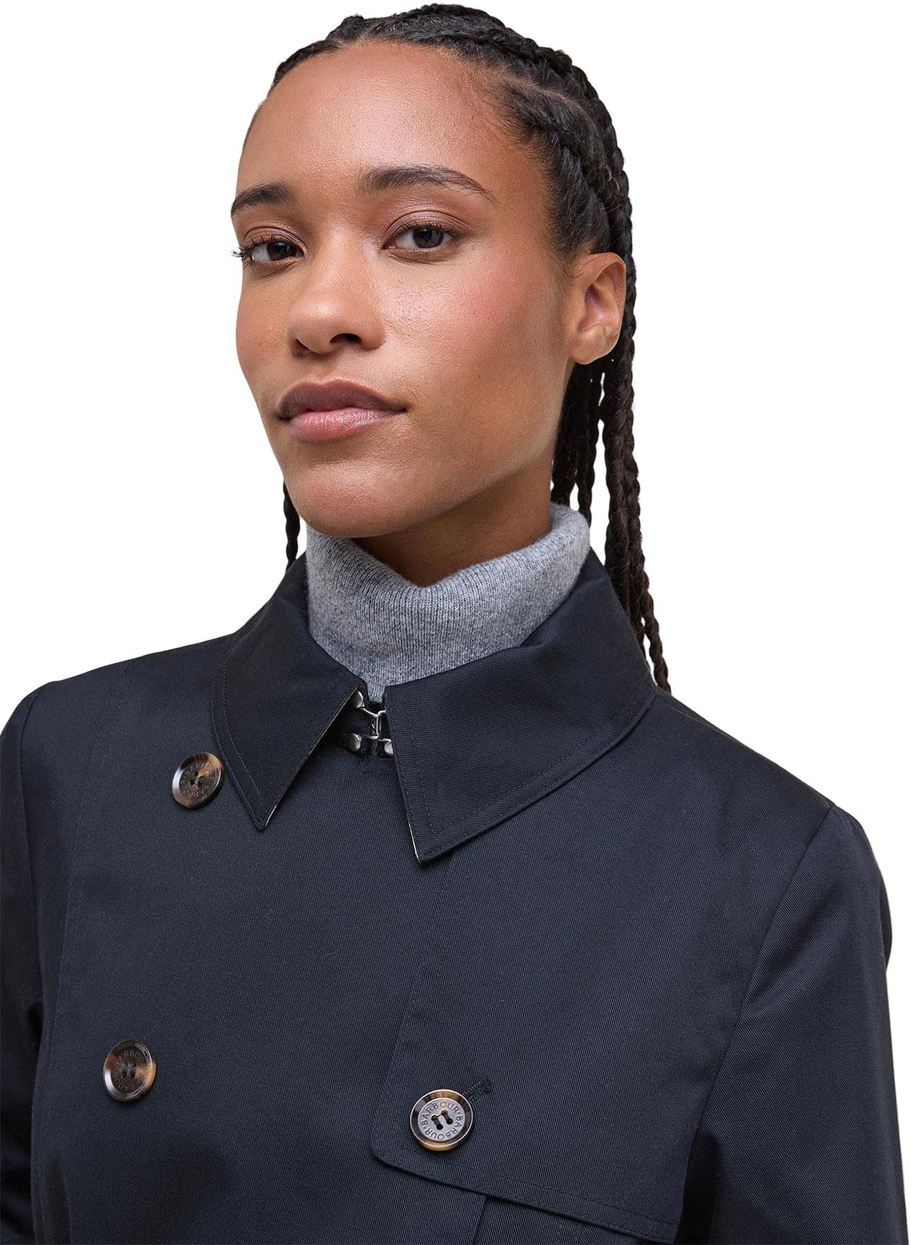 Product gallery image number 6 for product Short Greta Showerproof Trench Coat - Women's