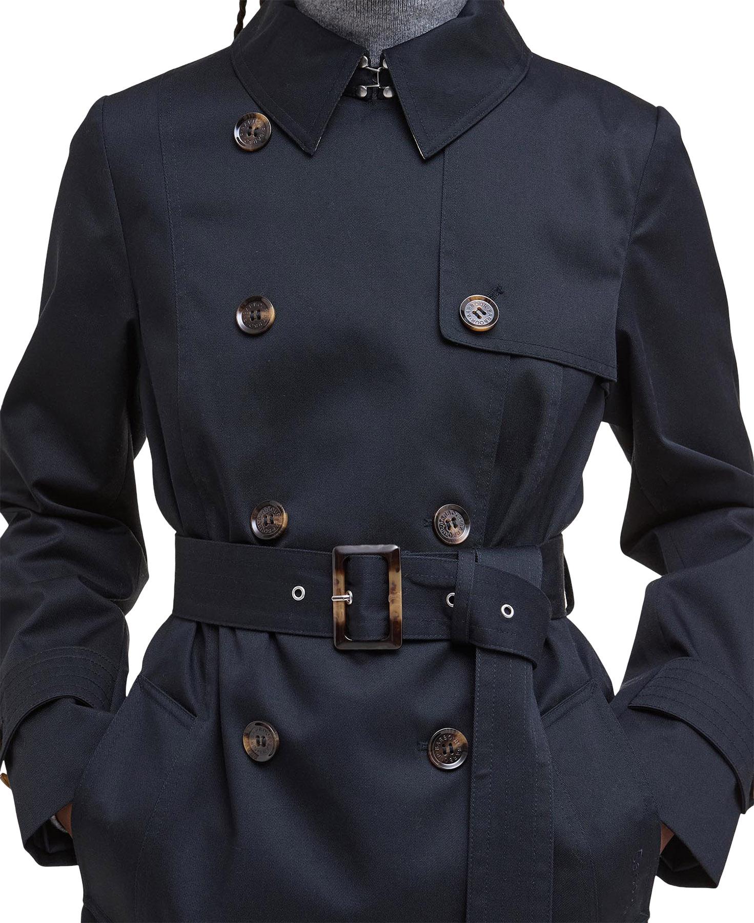 Product gallery image number 7 for product Short Greta Showerproof Trench Coat - Women's