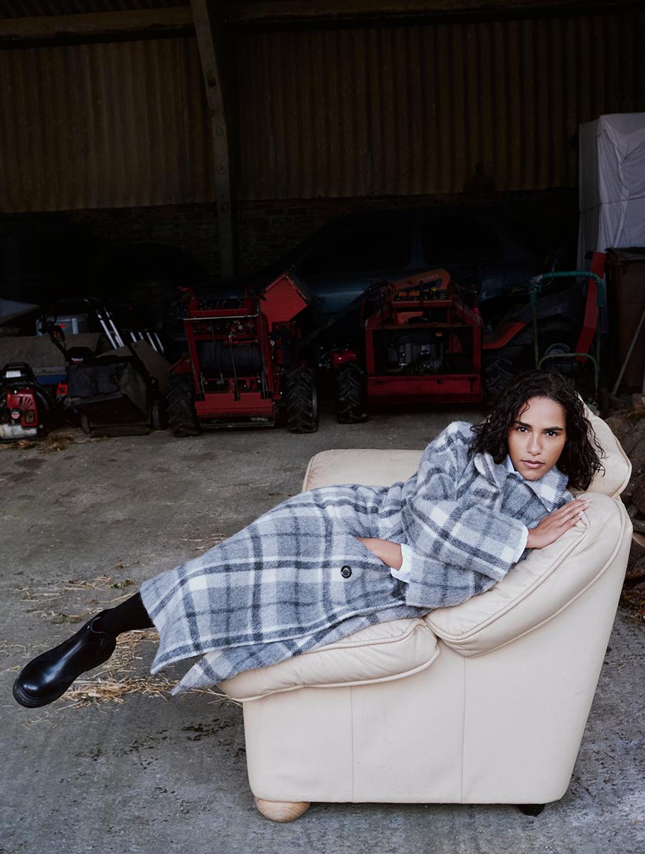 Product gallery image number 9 for product Beattie Double Breasted Wool Coat - Women's