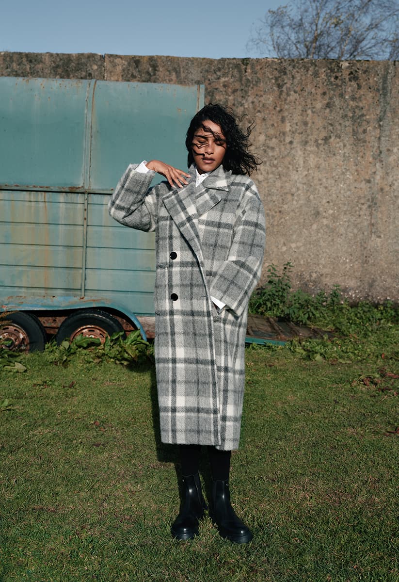 Product gallery image number 10 for product Beattie Double Breasted Wool Coat - Women's