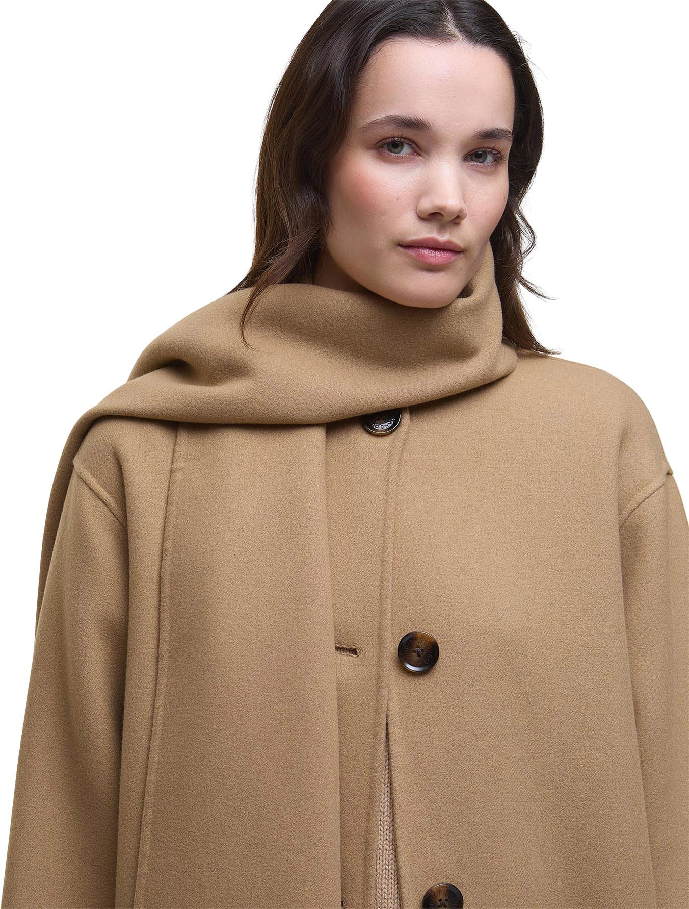 Product gallery image number 2 for product Clementine Wool Scarf Coat - Women's