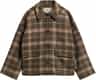 Colour: Olive - Biscuit Check
