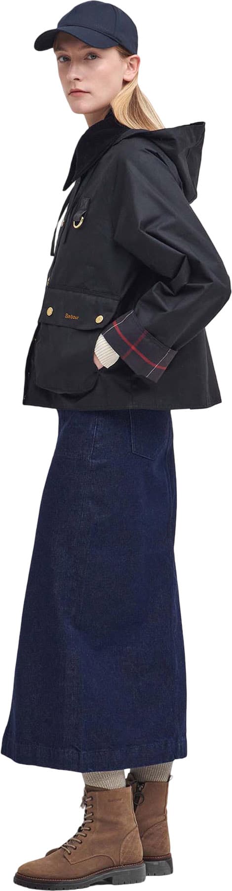 Product gallery image number 2 for product Reighton Spey Waxed Jacket - Women's