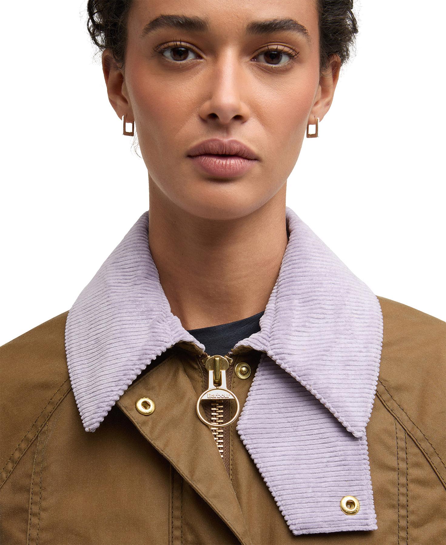 Product gallery image number 3 for product Beadnell Cropped Wax Jacket - Women's