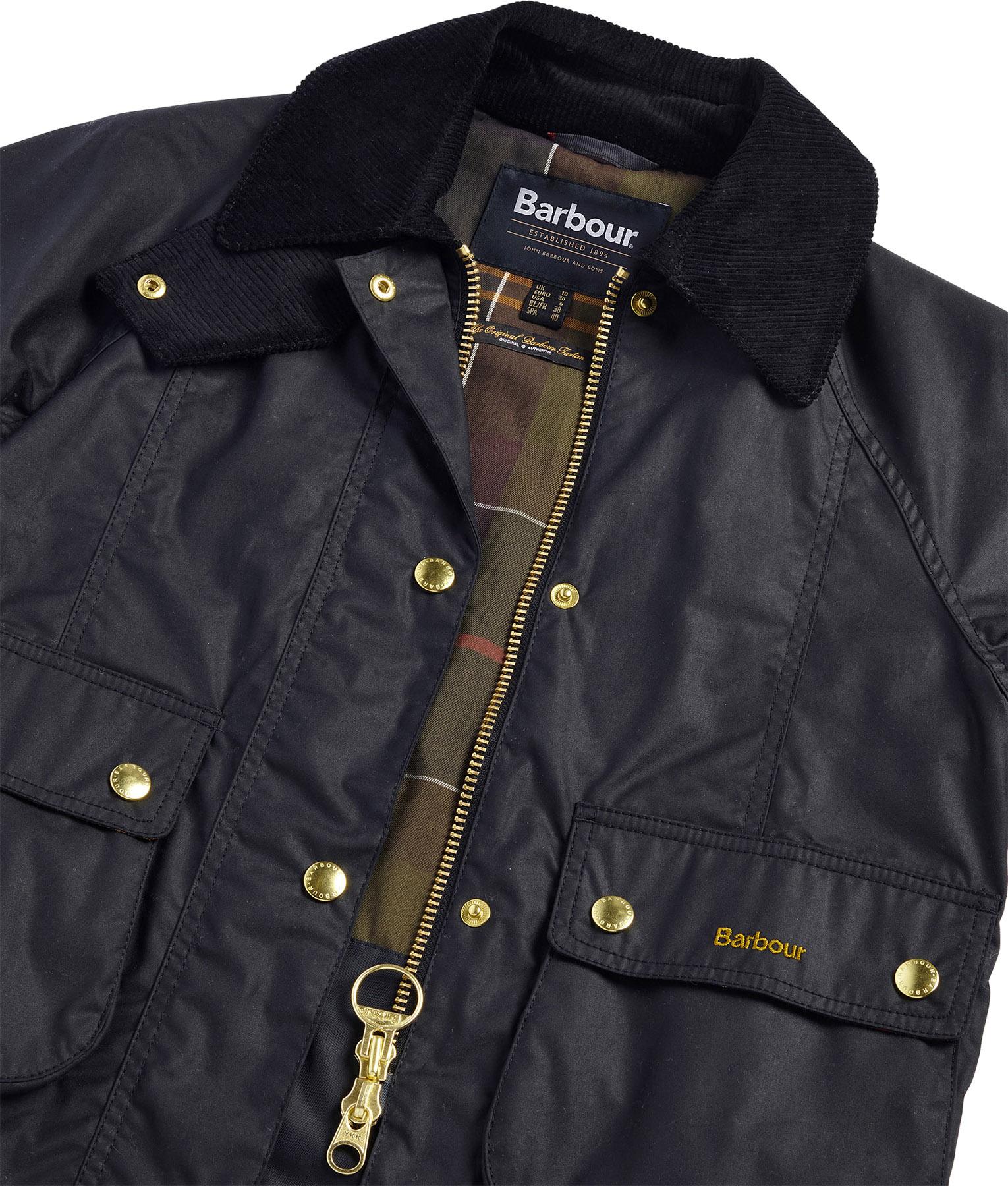 Product gallery image number 3 for product Beadnell Cropped Wax Jacket - Women's