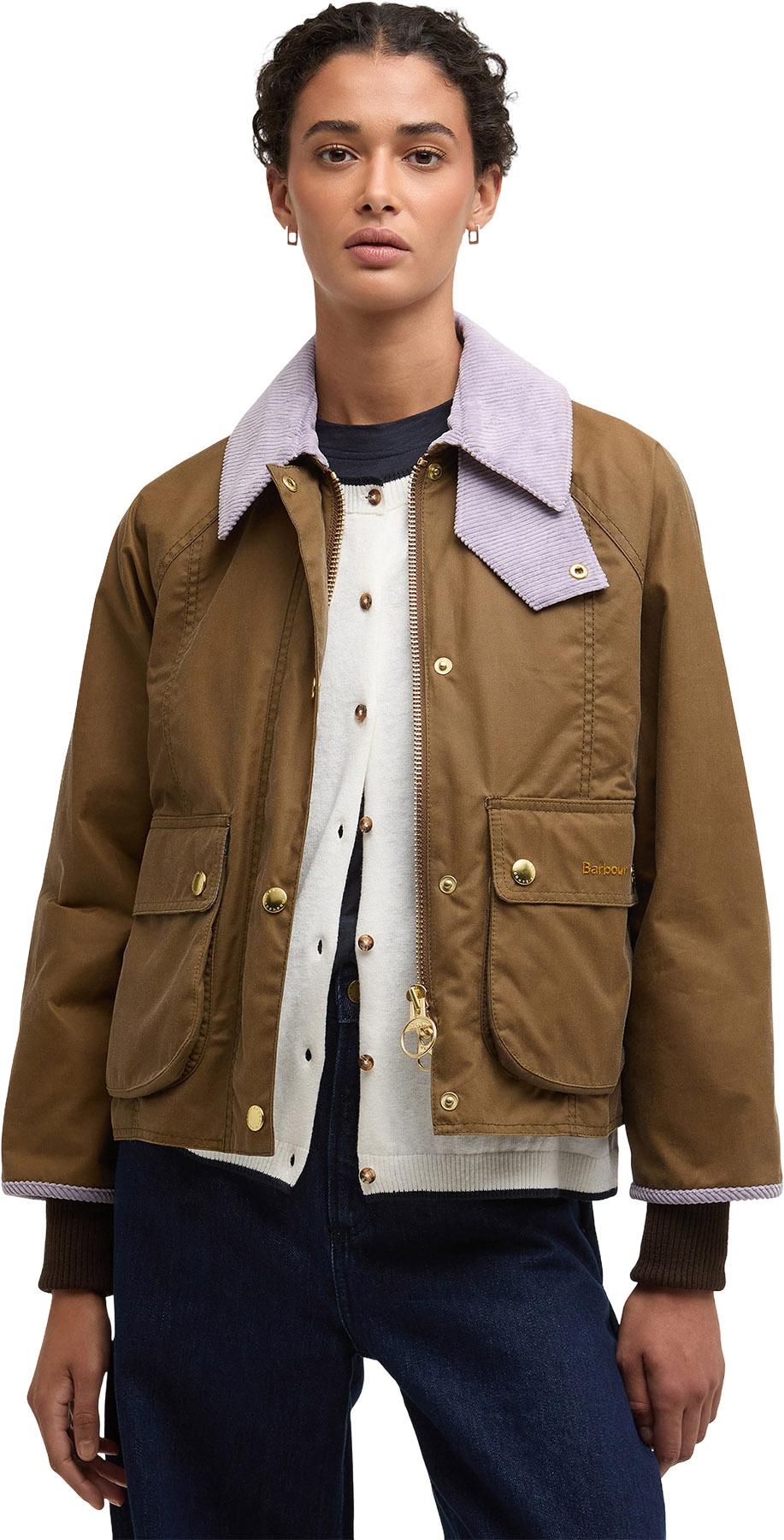 Product gallery image number 4 for product Beadnell Cropped Wax Jacket - Women's
