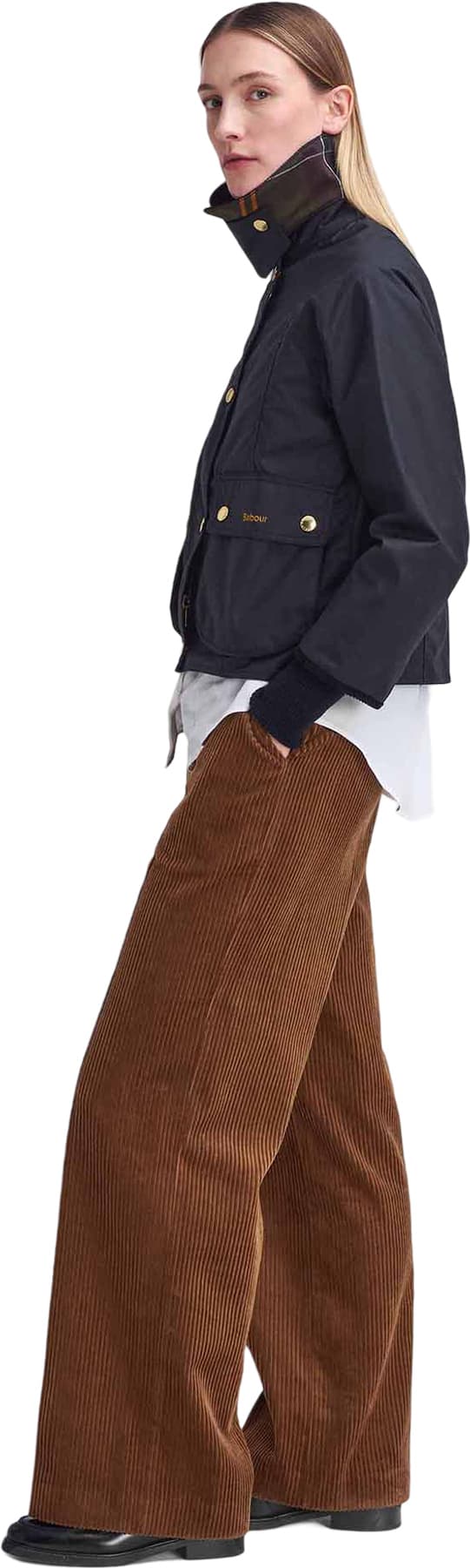 Product gallery image number 5 for product Beadnell Cropped Wax Jacket - Women's