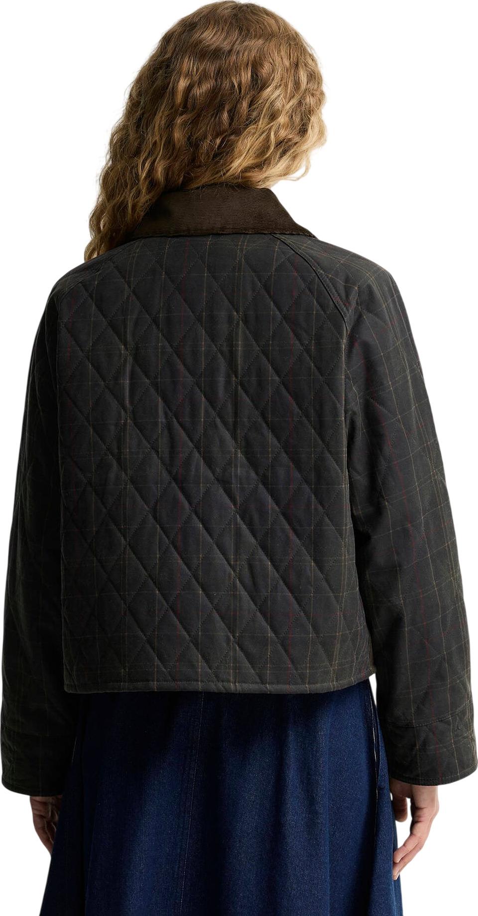 Product gallery image number 5 for product Tartan Reimagined Icons Spey Tartan Quilted Waxed Jacket - Women's