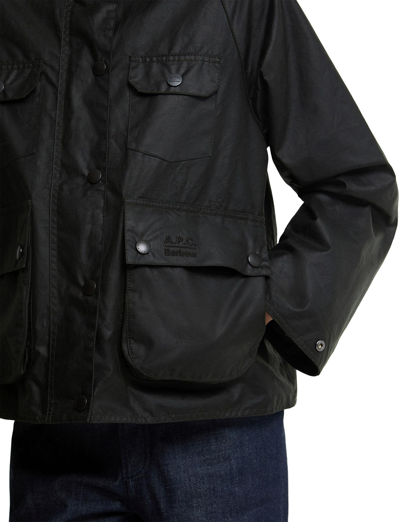 Numéro de l'image de la galerie de produits 4 pour le produit Manteau ciré Spey Barbour x A.P.C. - Femme