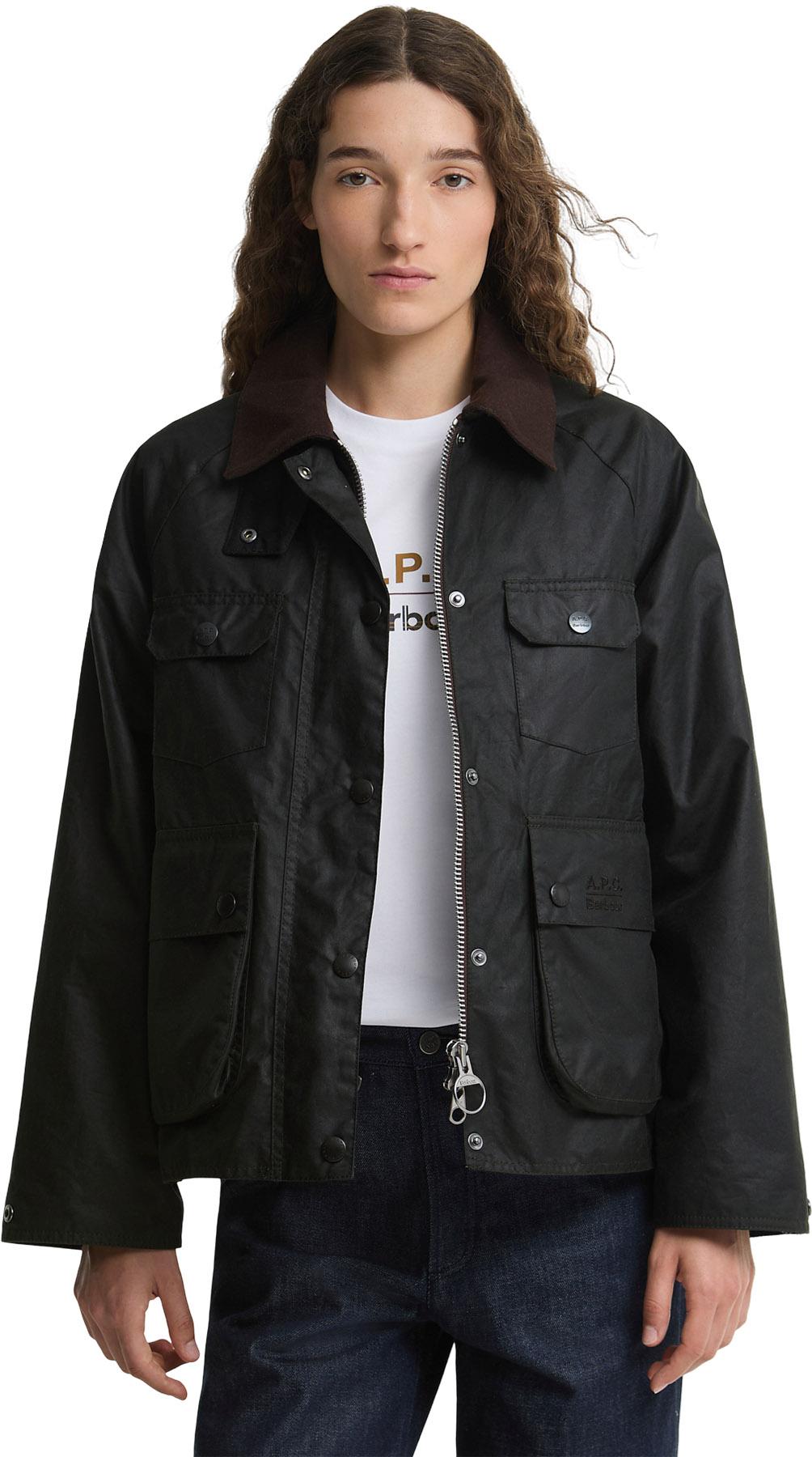 Numéro de l'image de la galerie de produits 6 pour le produit Manteau ciré Spey Barbour x A.P.C. - Femme