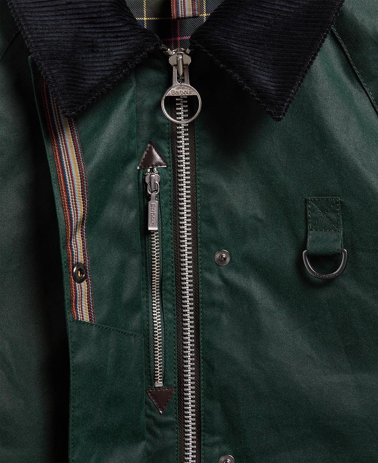 Numéro de l'image de la galerie de produits 4 pour le produit Manteau ciré imprimé Spey Barbour x Paul Smith - Femme