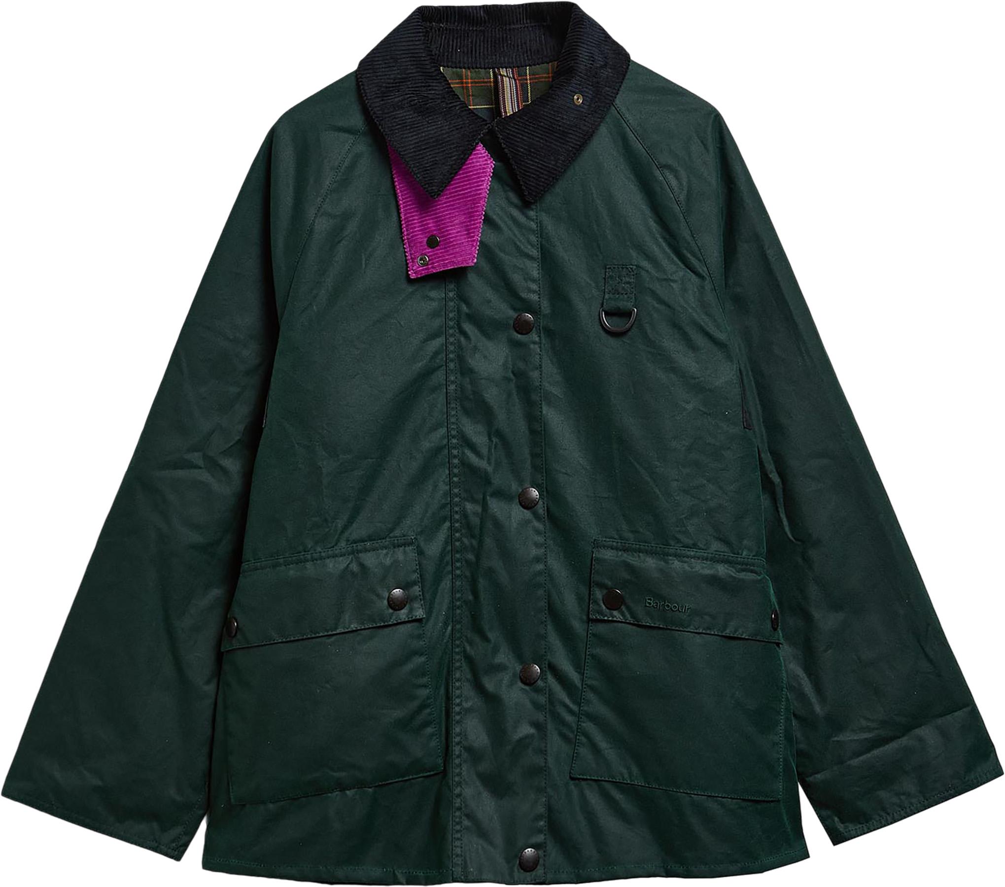 Image de produit pour Manteau ciré imprimé Spey Barbour x Paul Smith - Femme