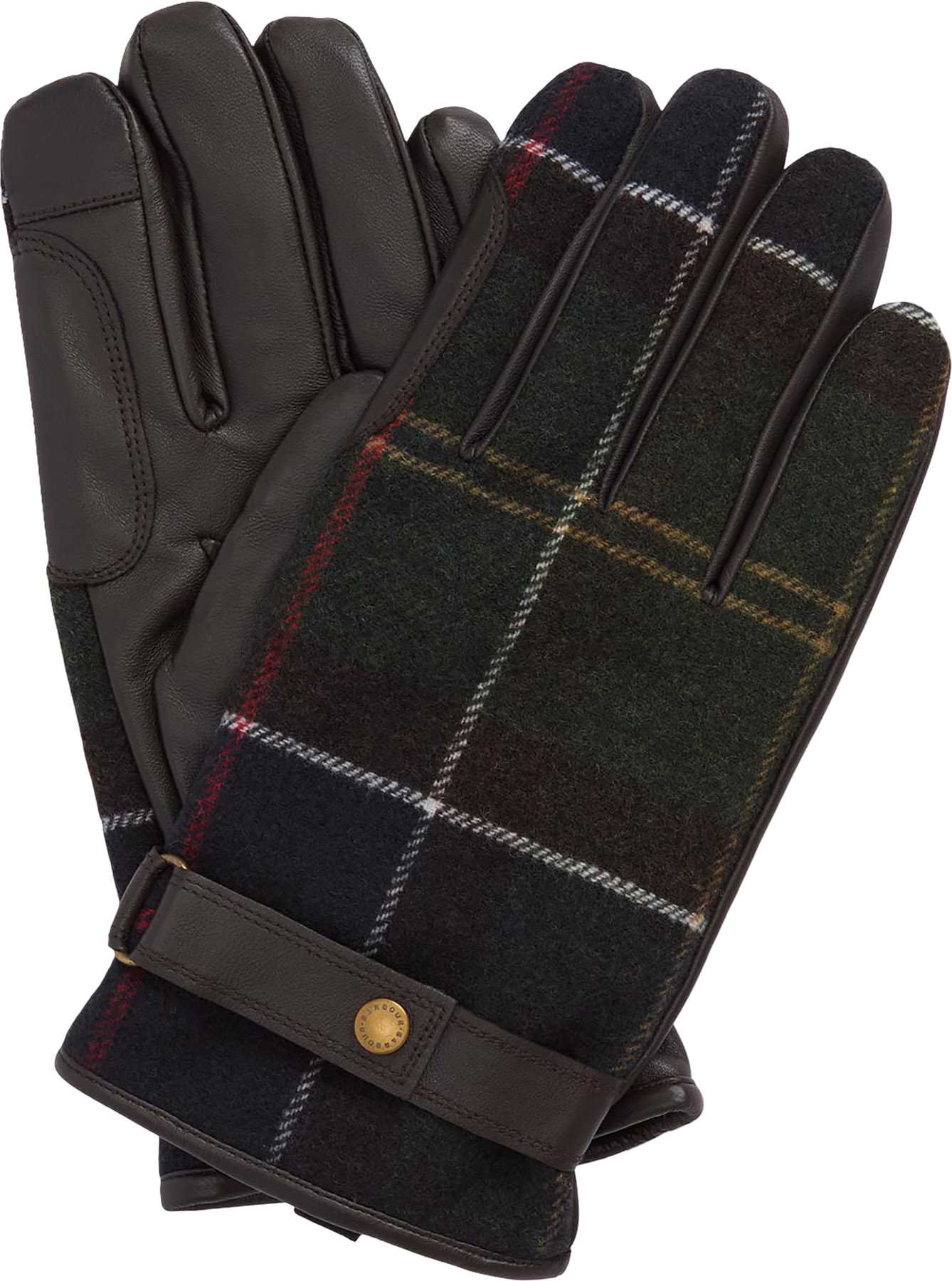 Image de produit pour Gants en cuir et tartan Newbrough - Homme