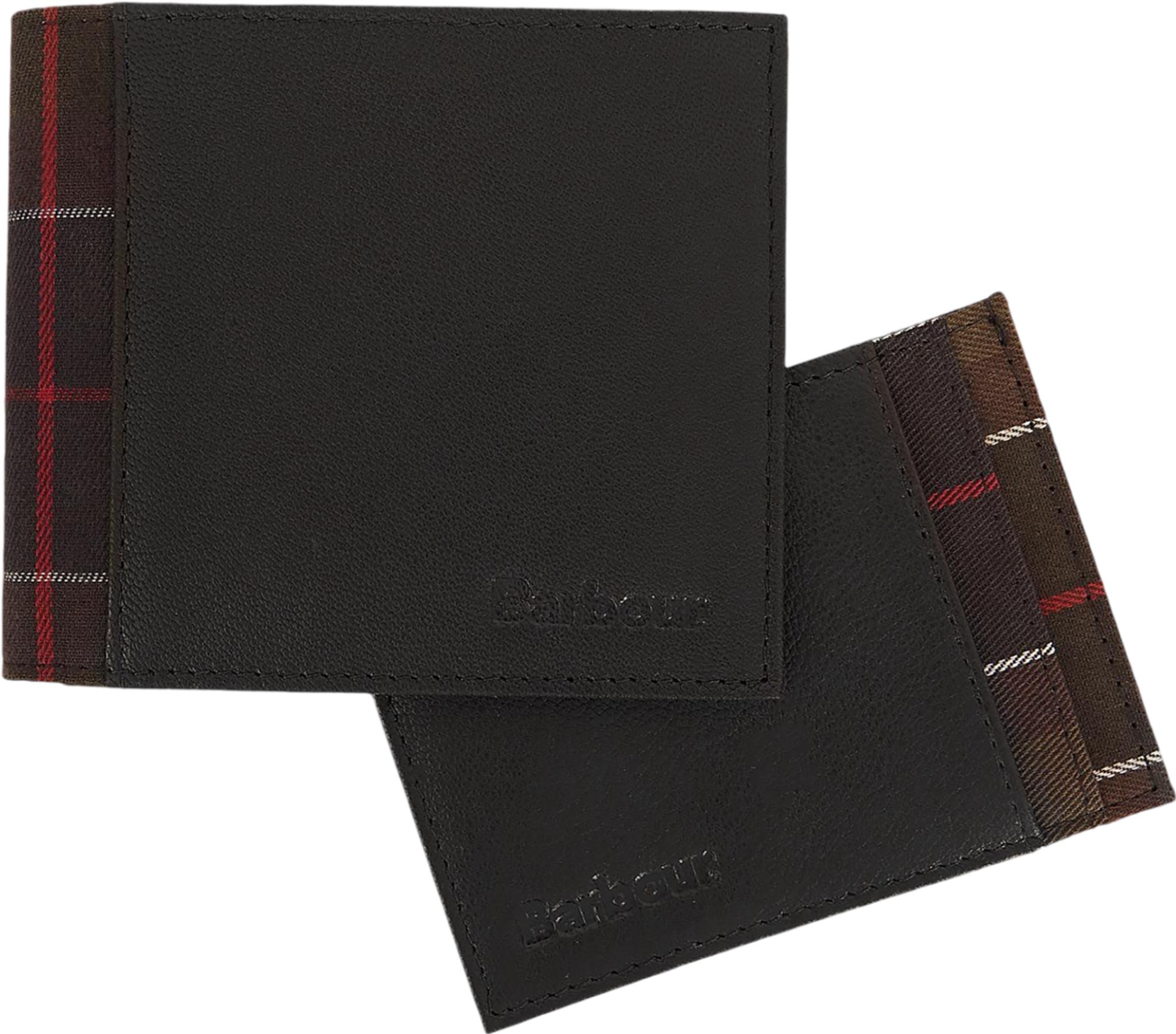Product gallery image number 4 for product Leather Tartan Wallet and Cardholder Gift Set - Men's