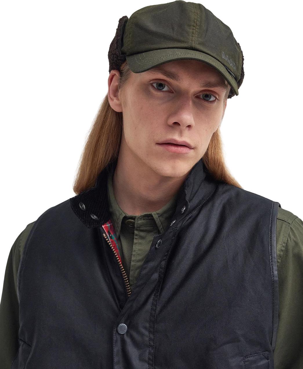 Product gallery image number 7 for product Barbour x Baracuta Waxed Trapper Hat - Men's