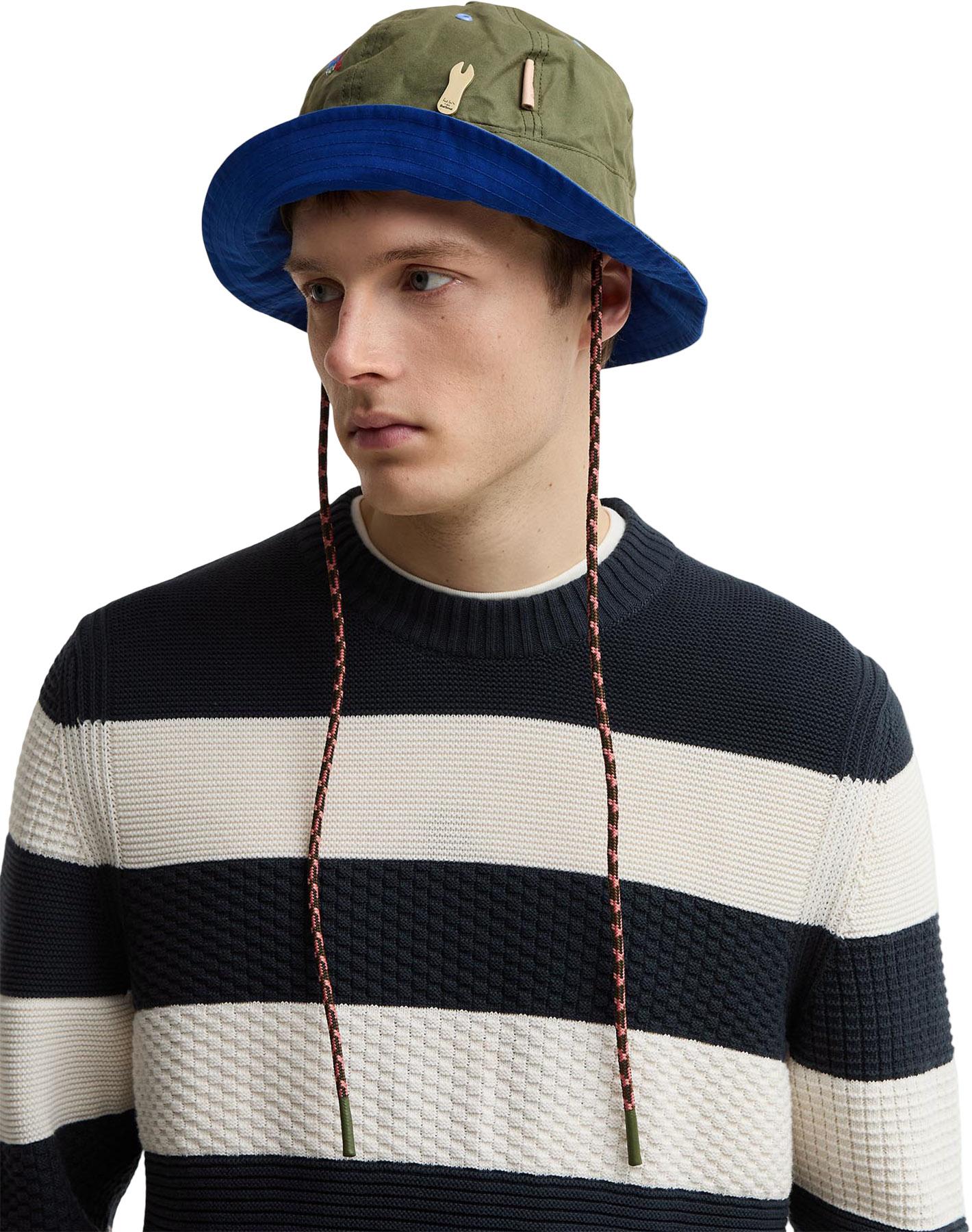 Product gallery image number 4 for product Barbour X Paul Smith 6 Panel Bucket Hat - Men's