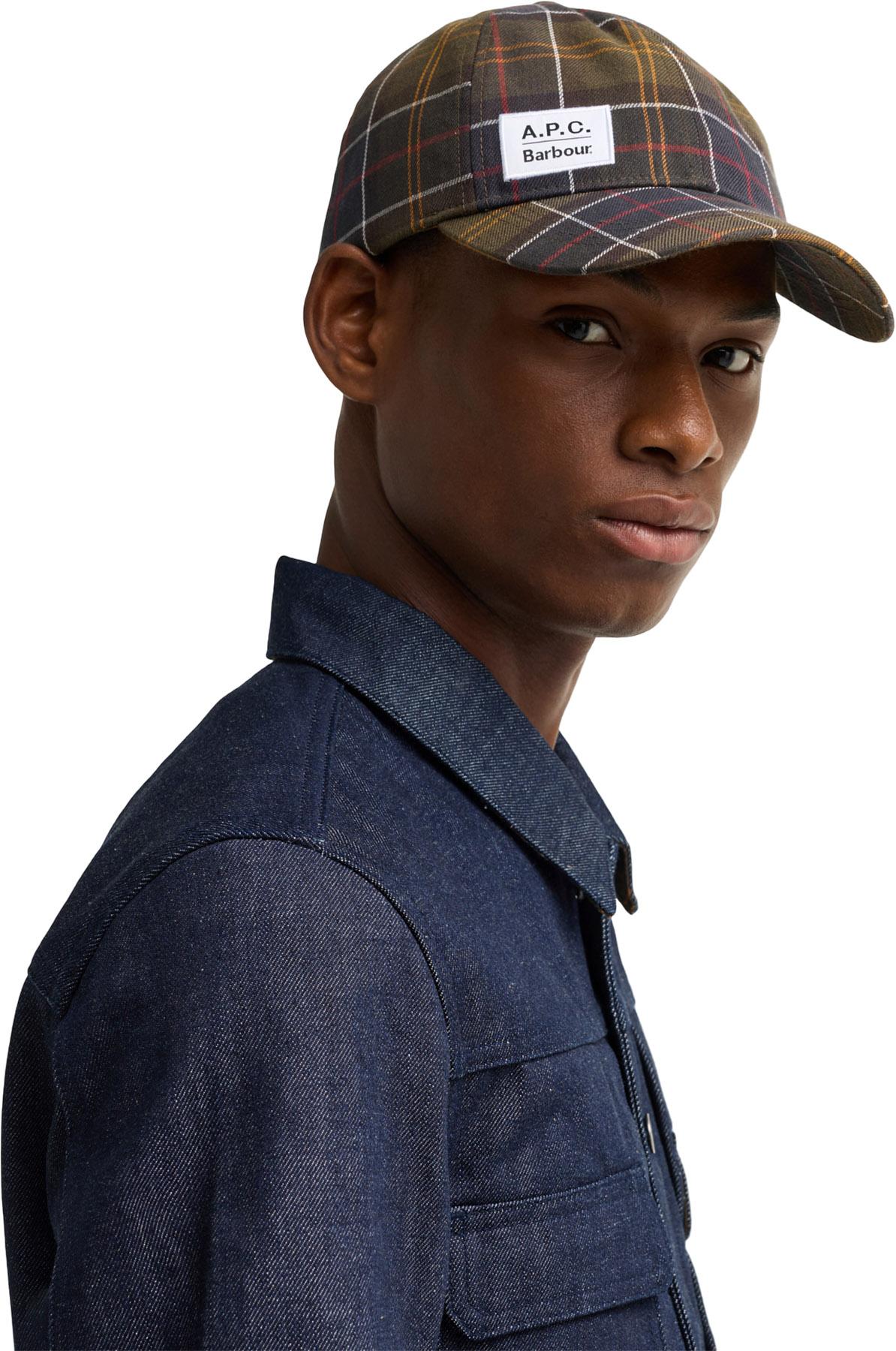 Product gallery image number 2 for product Barbour x A.P.C. Tartan Cap - Men's