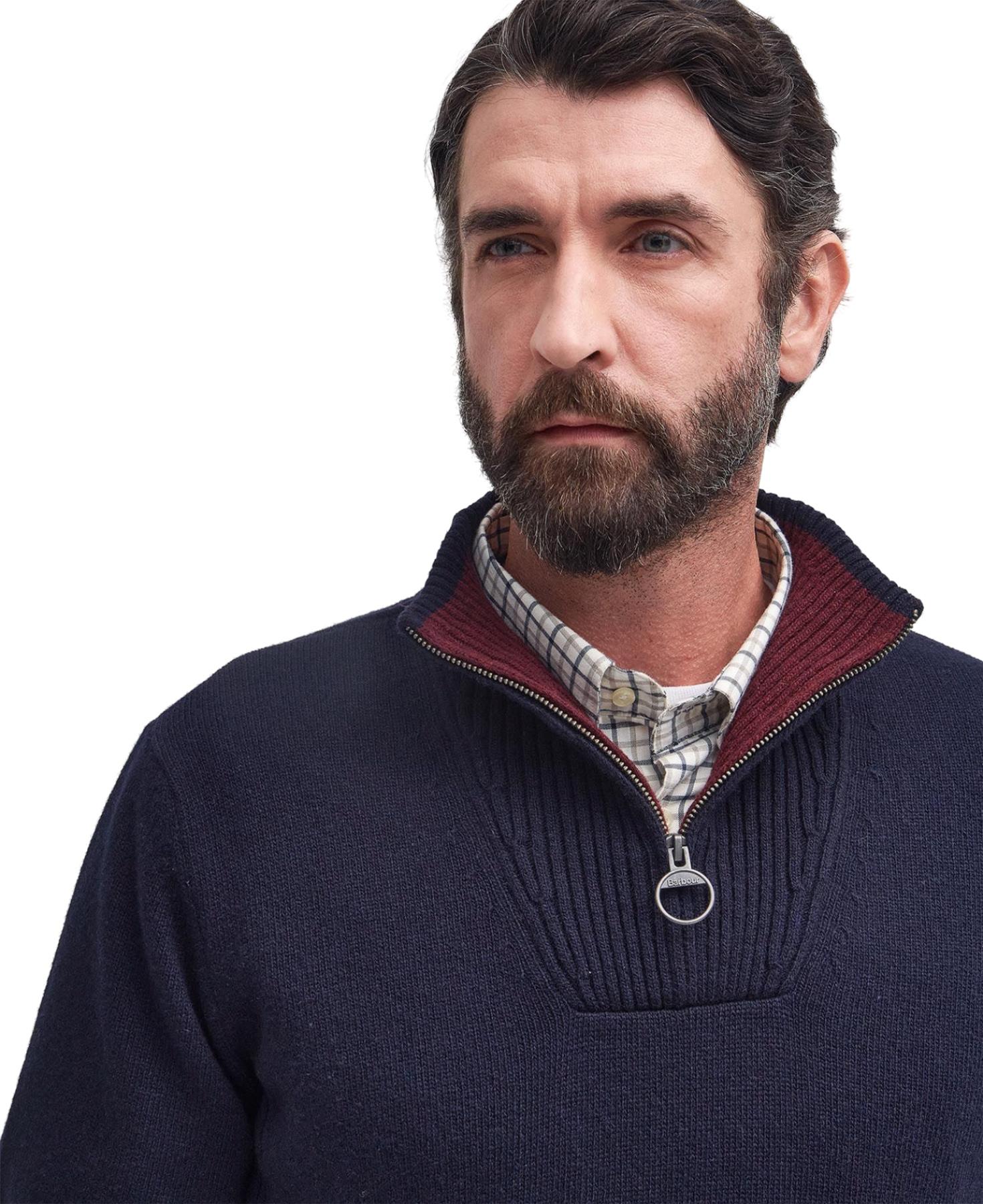 Product gallery image number 3 for product Nelson Essential Half-Zip Jumper - Men's