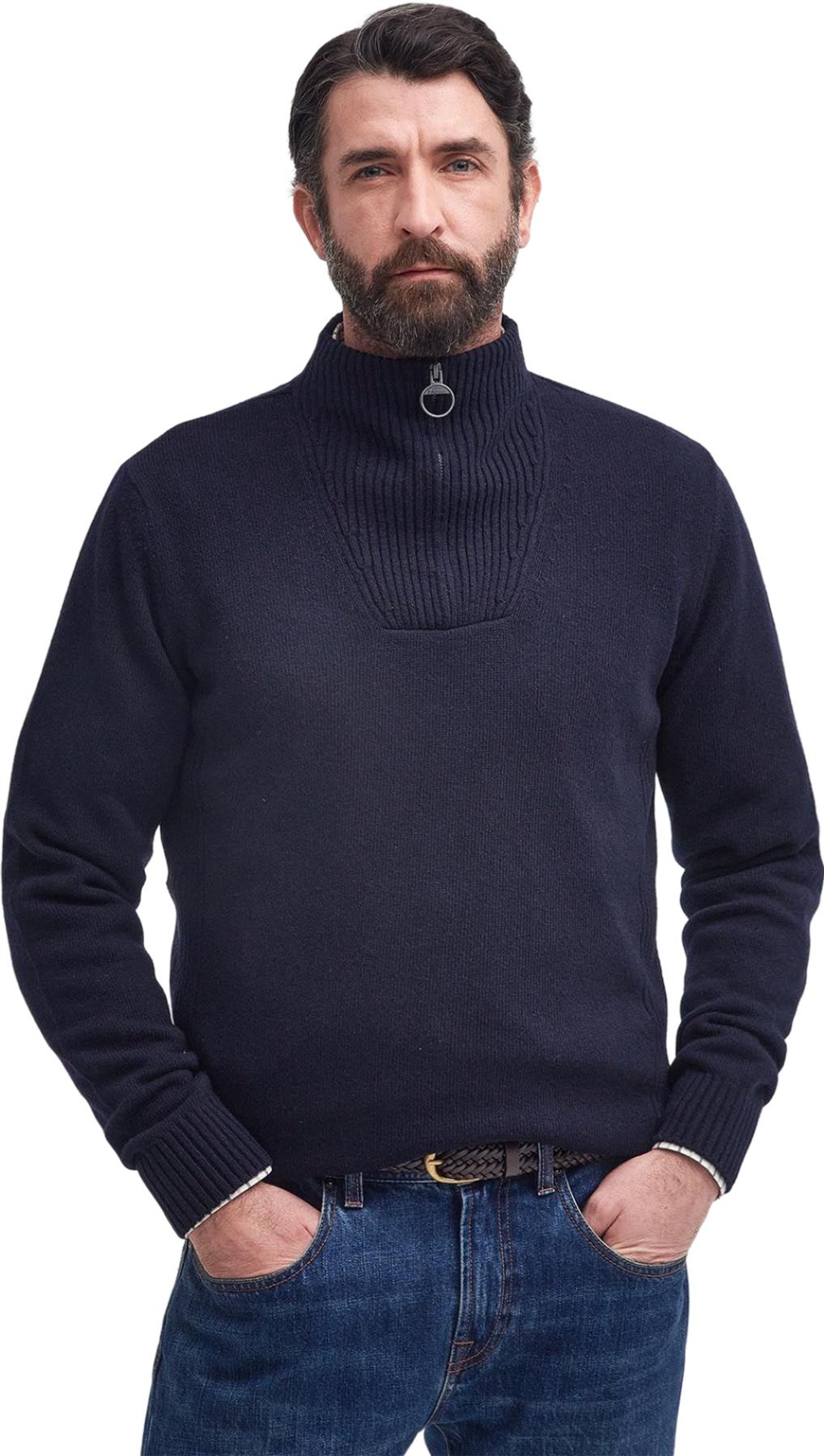 Product gallery image number 4 for product Nelson Essential Half-Zip Jumper - Men's