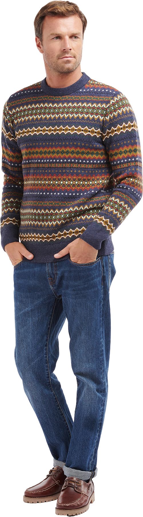 Product gallery image number 4 for product Case Fairisle Crew - Men's