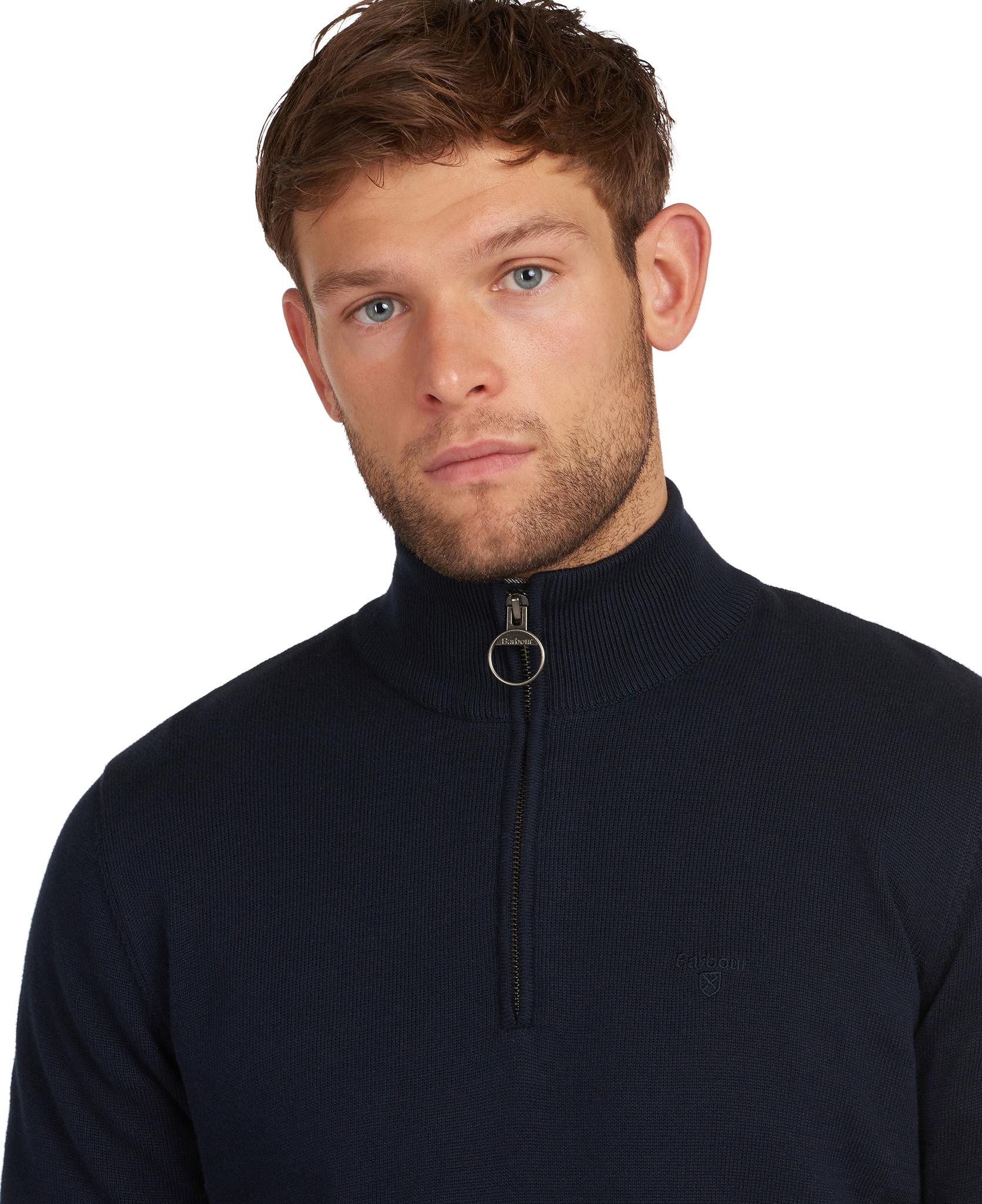 Product gallery image number 3 for product Cotton Half Zip Sweater - Men's