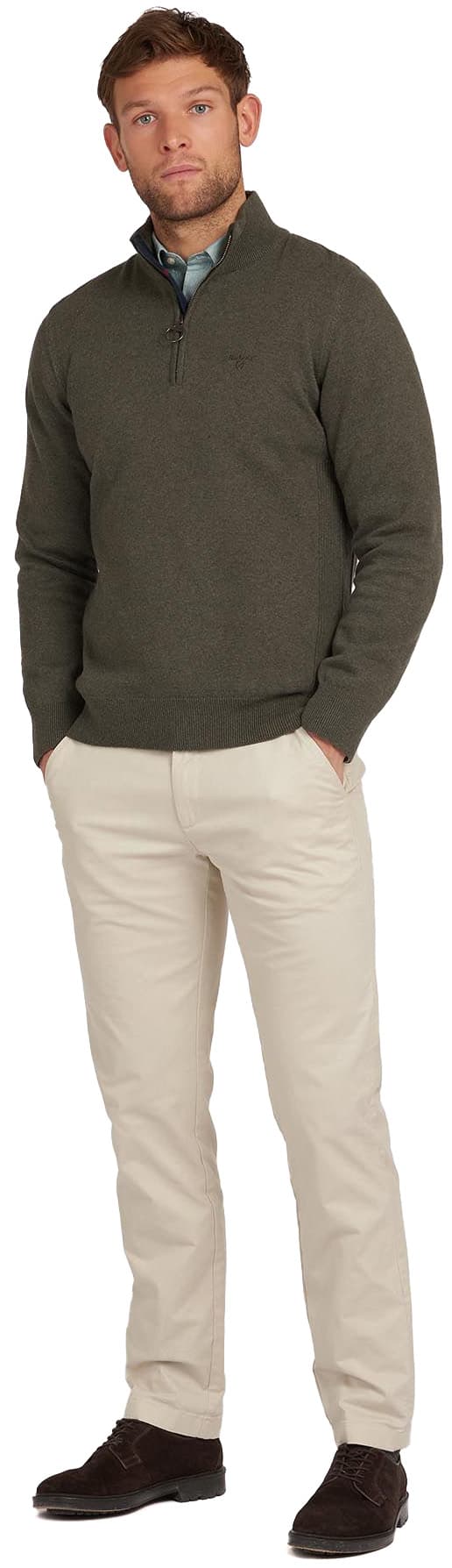 Product gallery image number 4 for product Cotton Half Zip Sweater - Men's