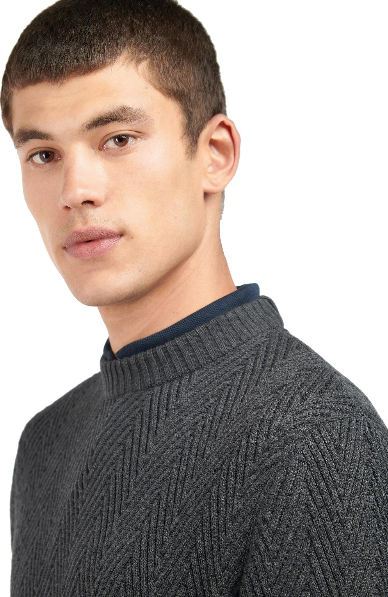 Product gallery image number 3 for product Todwick Crew Neck Knit Jumper - Men's