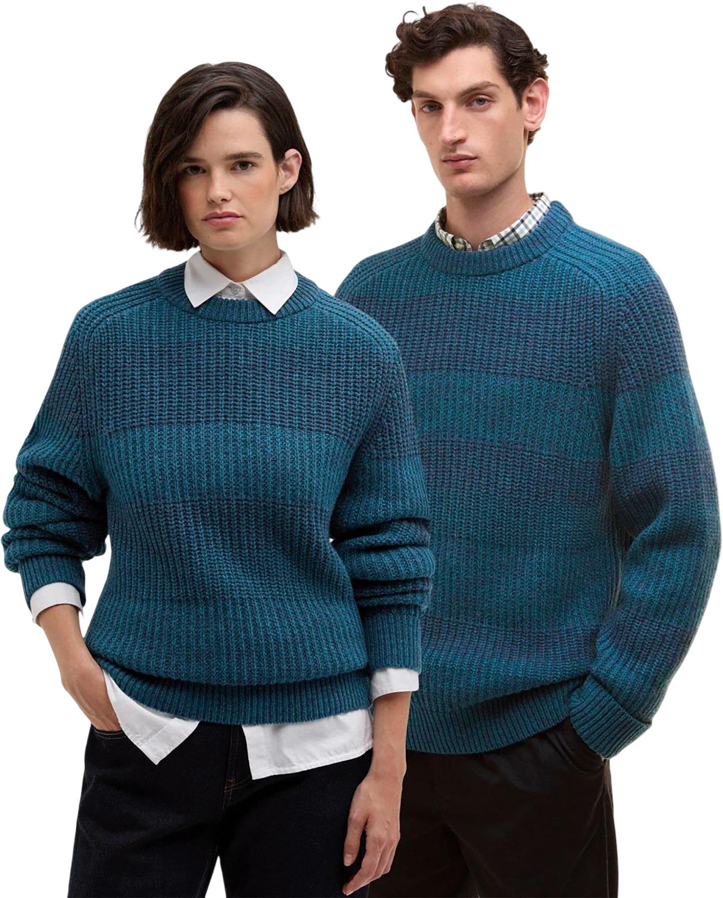 Product gallery image number 7 for product Barbour X Paul Smith Saddle Crew Neck Sweater - Men's