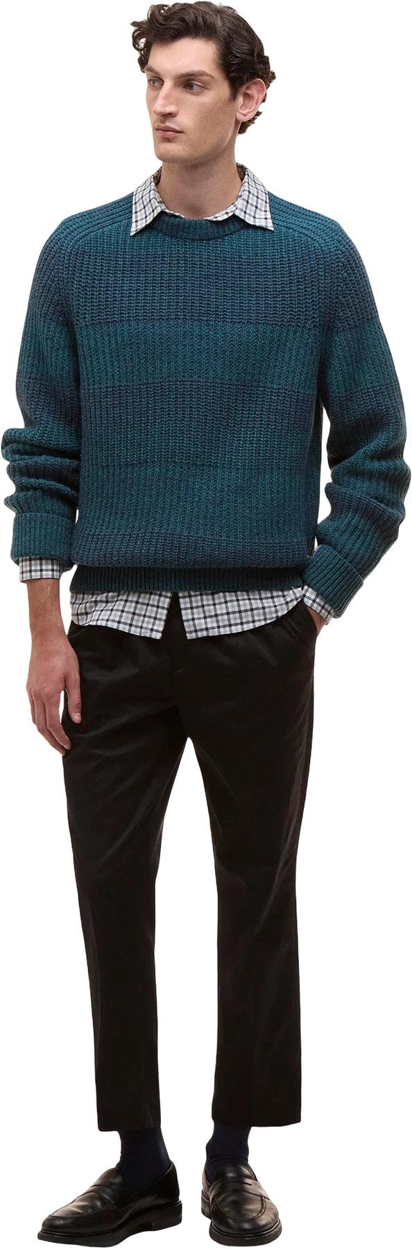 Product gallery image number 2 for product Barbour X Paul Smith Saddle Crew Neck Sweater - Men's