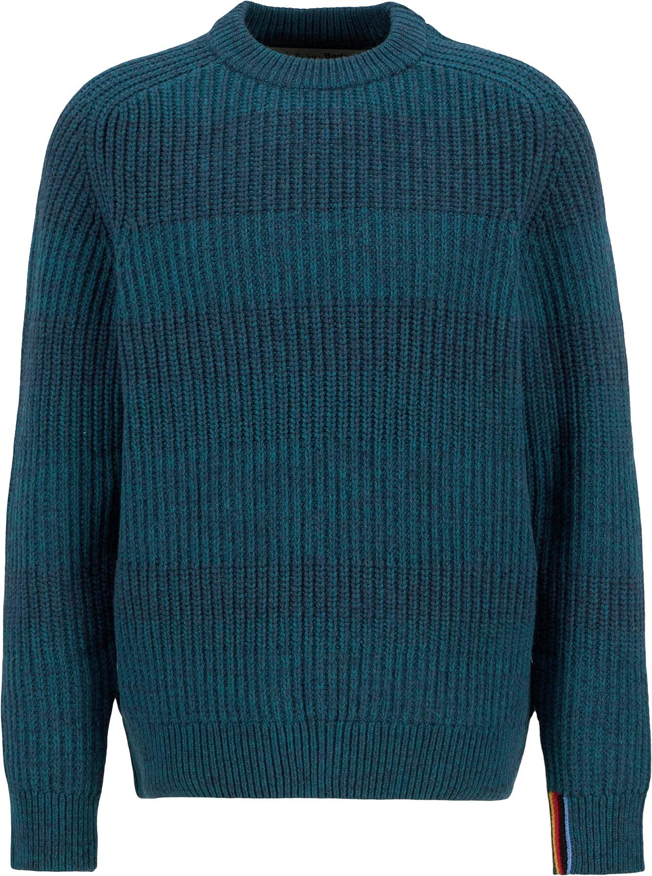 Product gallery image number 1 for product Barbour X Paul Smith Saddle Crew Neck Sweater - Men's
