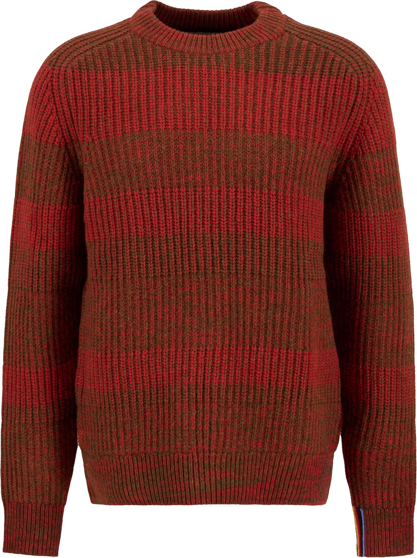 Product gallery image number 1 for product Barbour X Paul Smith Saddle Crew Neck Sweater - Men's