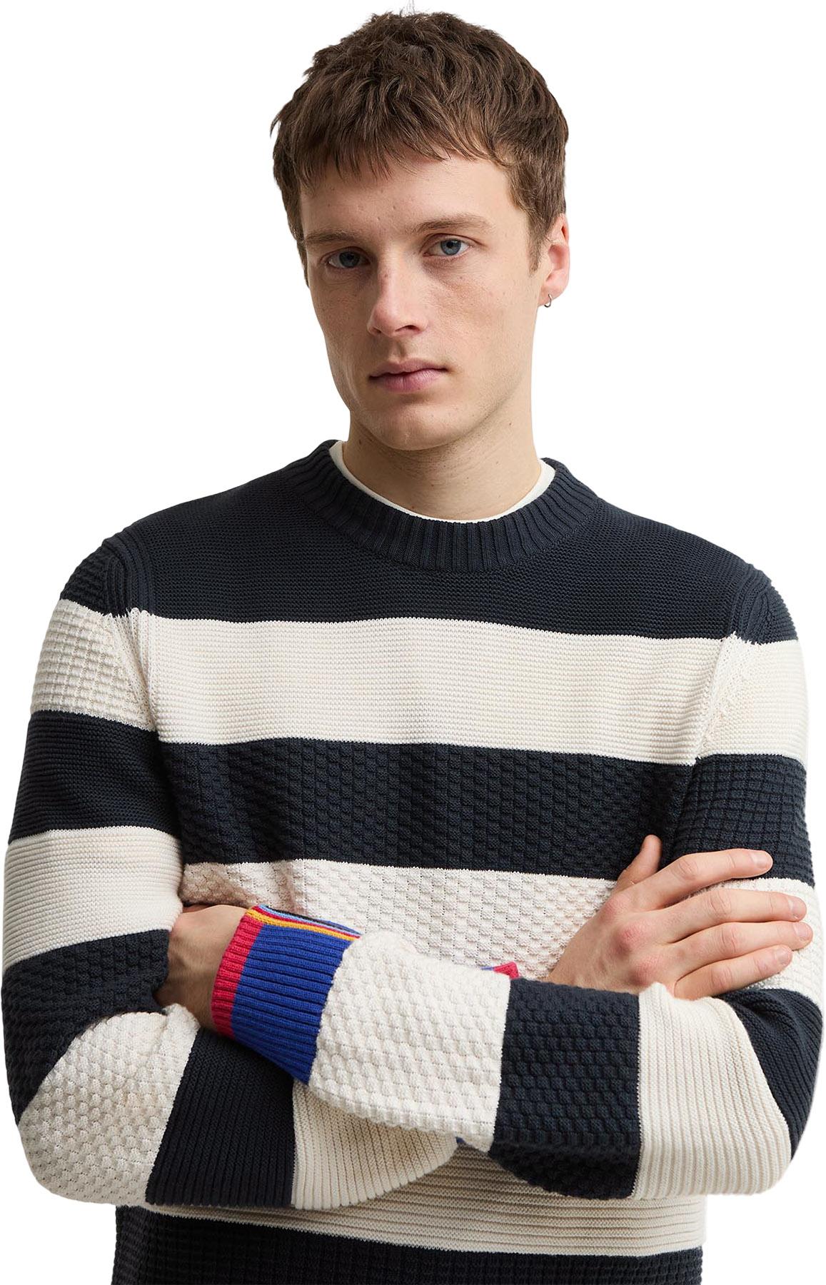 Product gallery image number 3 for product Barbour X Paul Smith Southwold Knitted Jumper - Men's
