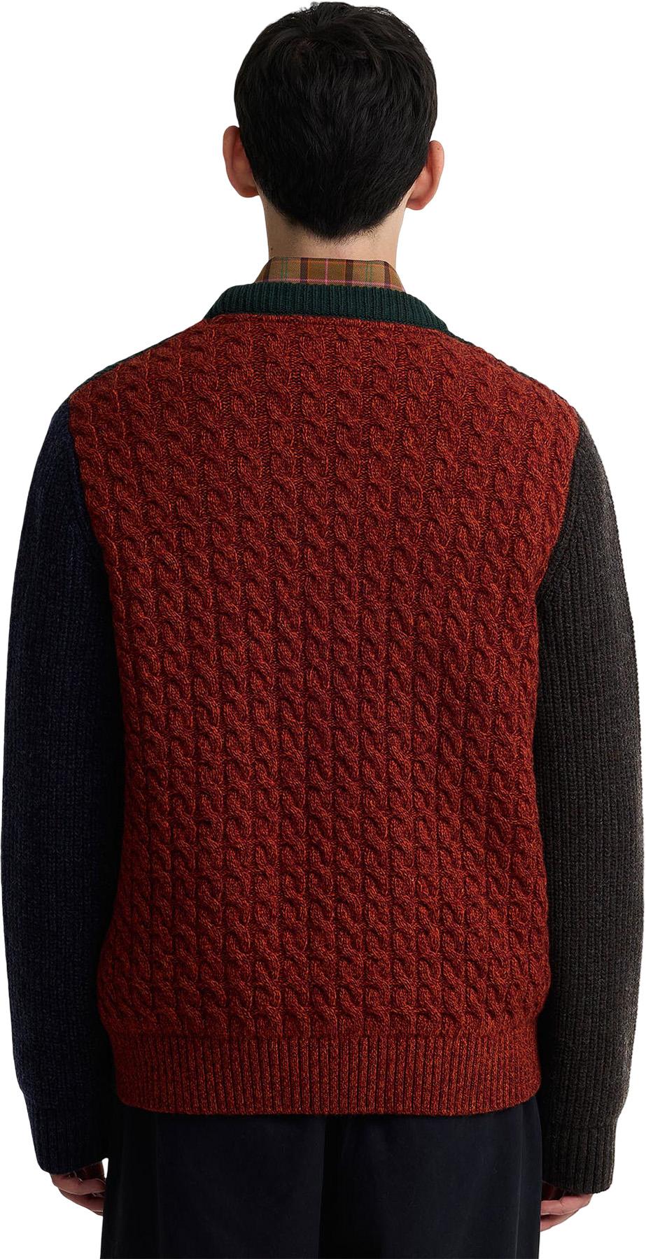 Product gallery image number 3 for product Barbour x Paul Smith Cable Tyne Sweater - Men's