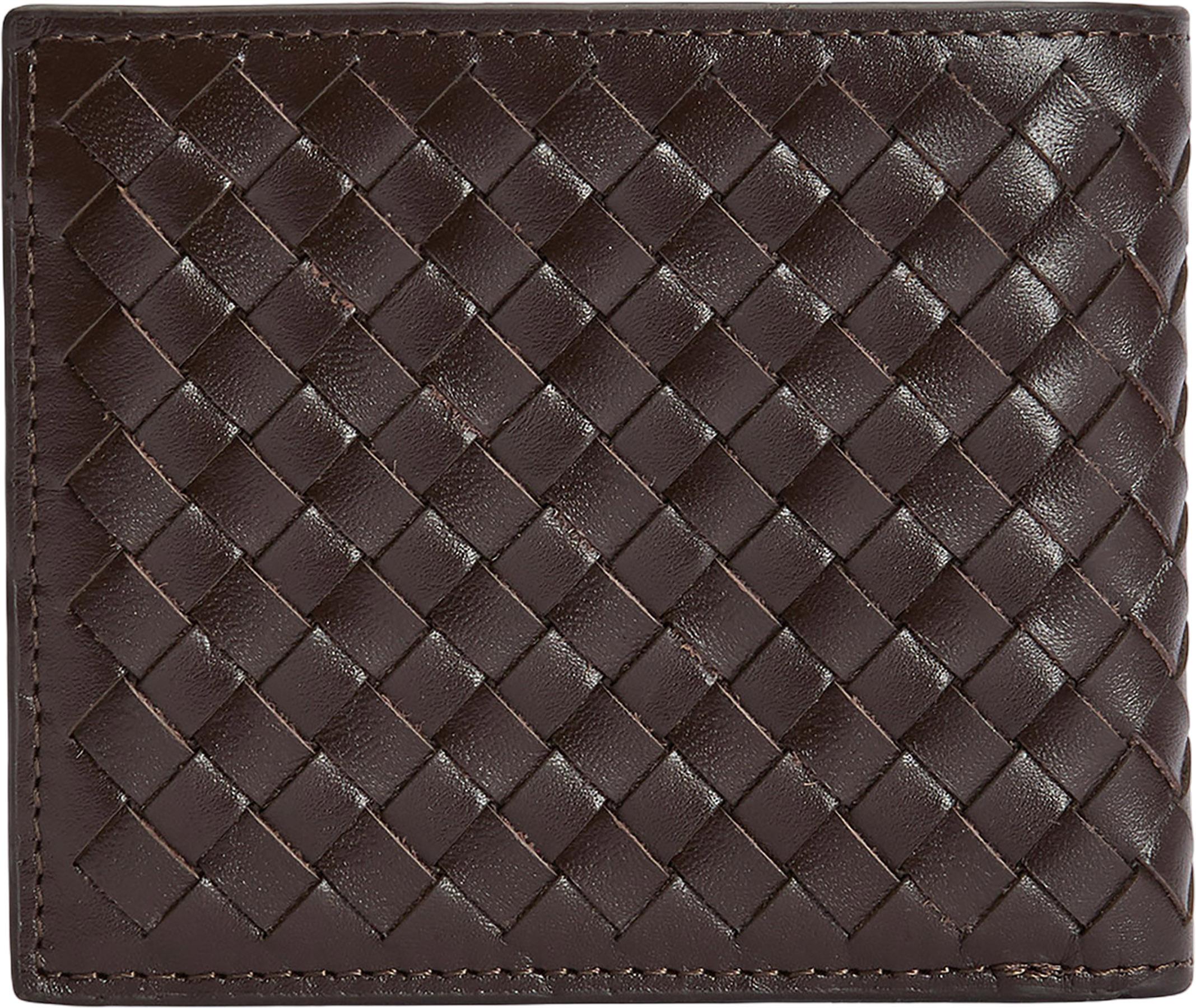 Product gallery image number 2 for product Portefeuille en cuir tissé Farne