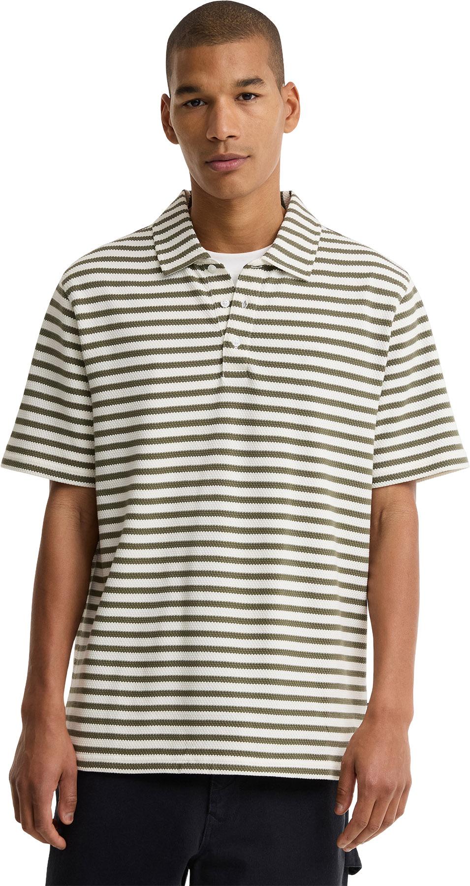 Product gallery image number 2 for product Farlam Striped Tailored Polo - Men's