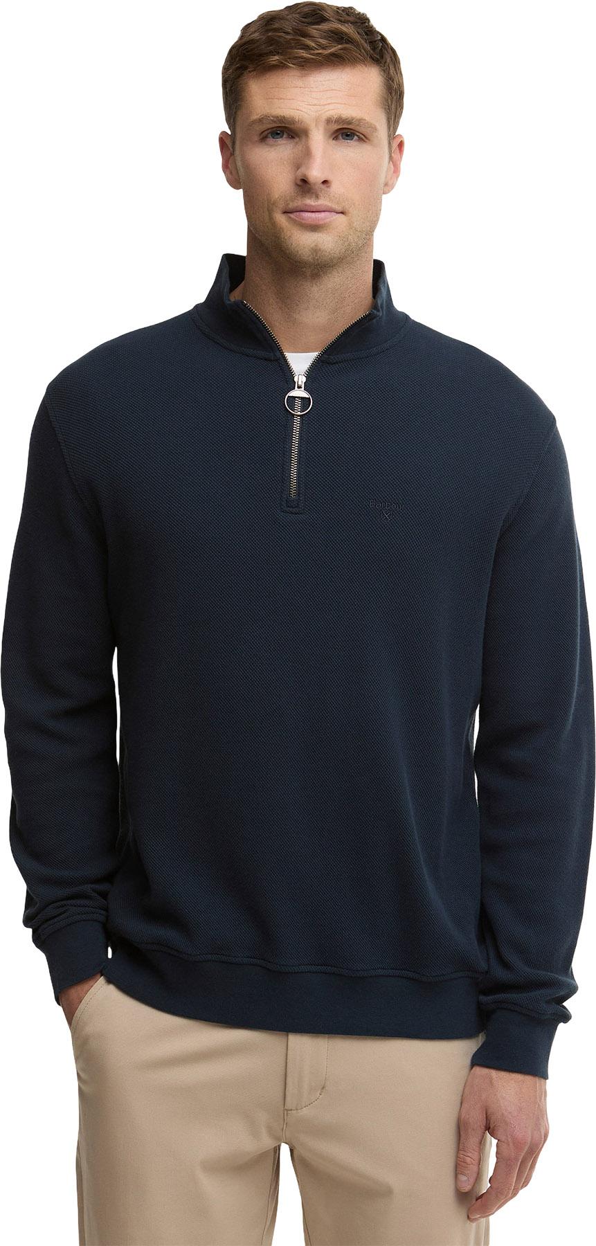 Product gallery image number 4 for product Pique Interlock Half Zip Sweatshirt - Men's