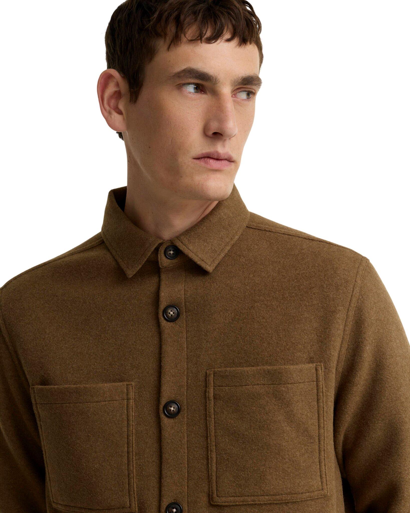 Numéro de l'image de la galerie de produits 5 pour le produit Surchemise ajustée en mélange de laine Marltown - Homme
