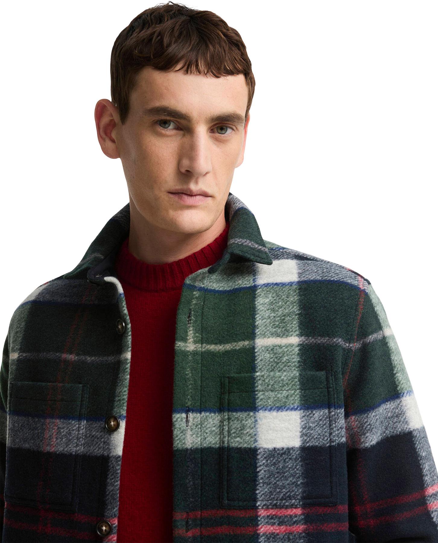 Numéro de l'image de la galerie de produits 3 pour le produit Surchemise à carreaux brossés Woodlane - Homme
