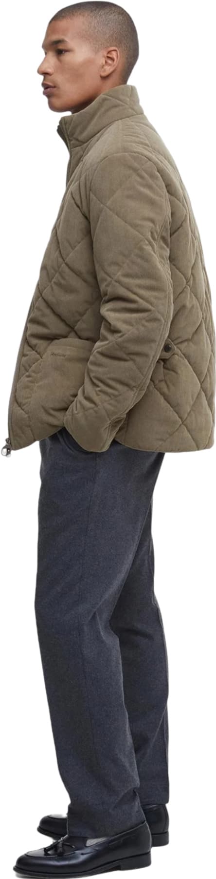 Numéro de l'image de la galerie de produits 2 pour le produit Manteau matelassé en velour côtelé Linddesdale - Homme