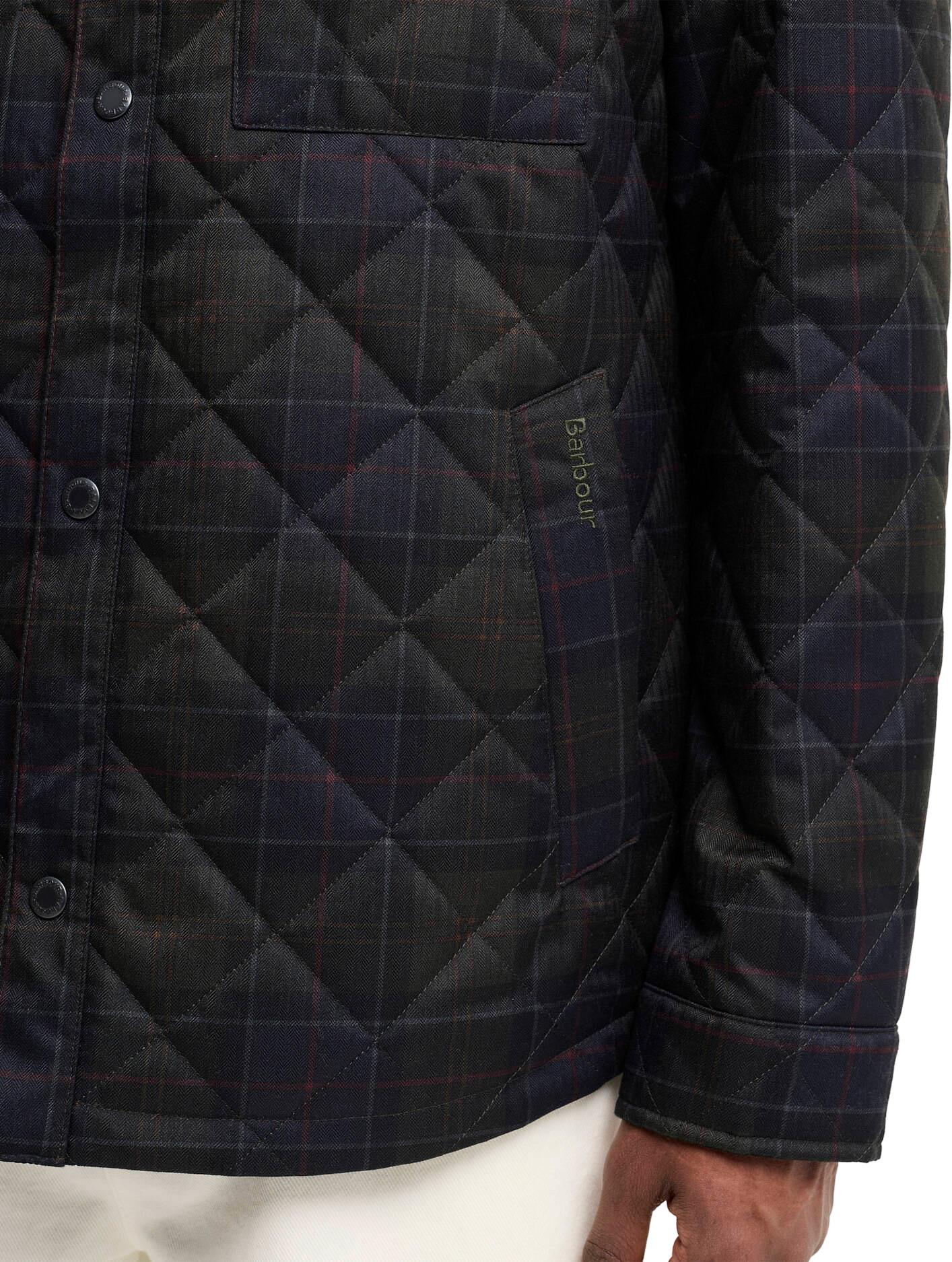 Numéro de l'image de la galerie de produits 4 pour le produit Manteau matelassé à motif de tartan - Homme